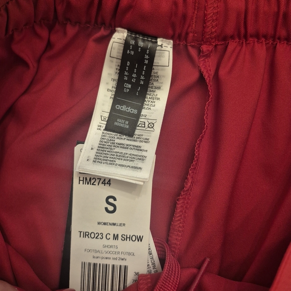 Adidas Red Sports Shorts - Picture 3 of 3
